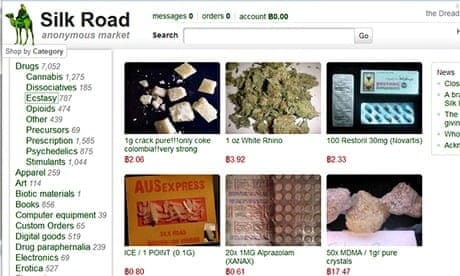 Silk Road website did roaring trade in Tesco Clubcard vouchers | Drugs |  The Guardian